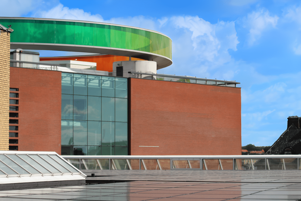 Solceller på taget af foyeren, Musikhuset Aarhus