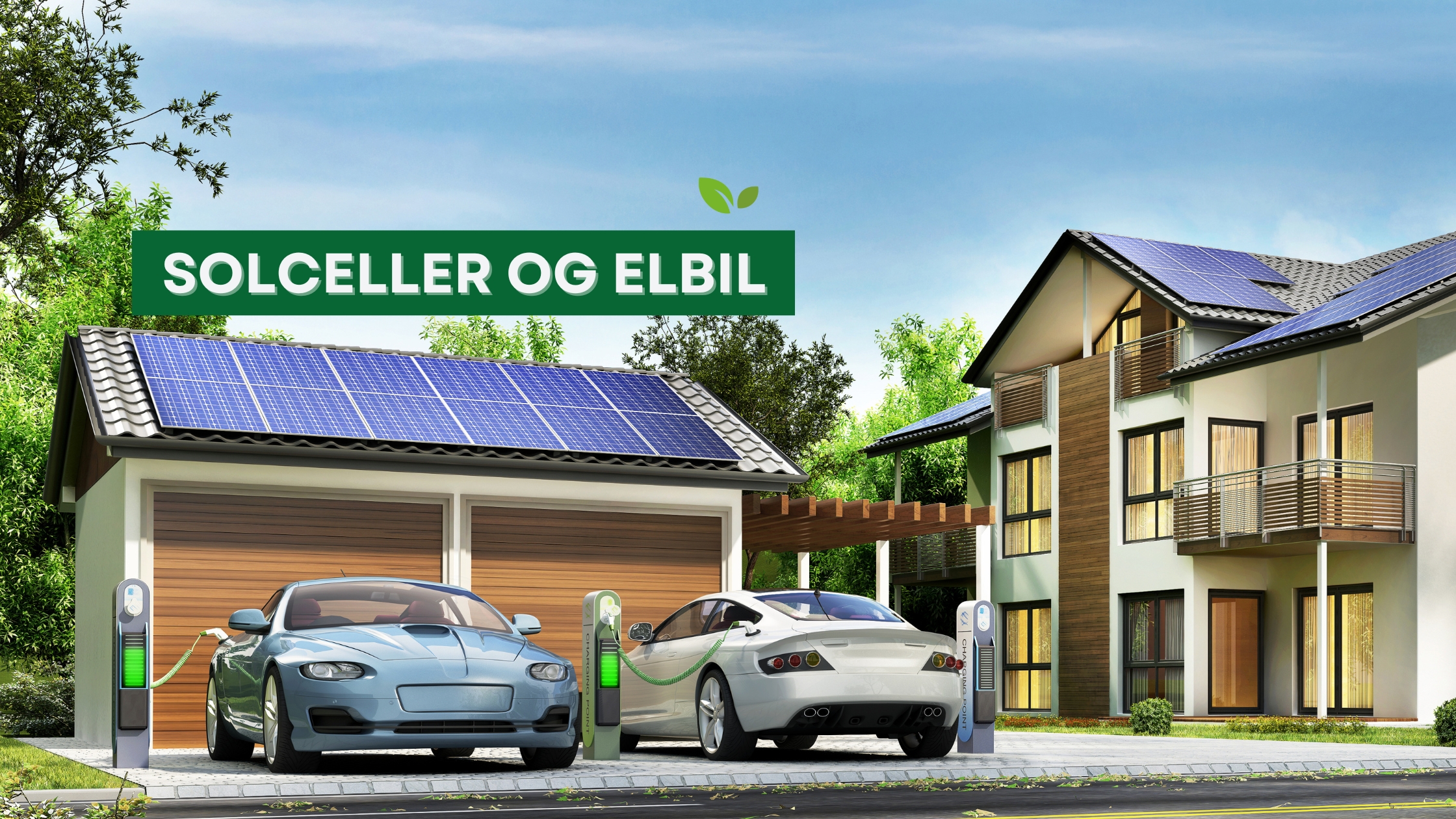 solceller og elbil