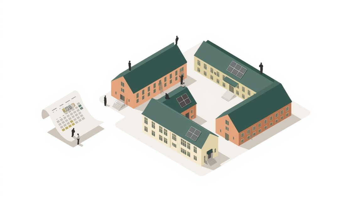 Dansk offentlig bygning med solceller — solceller kommuner