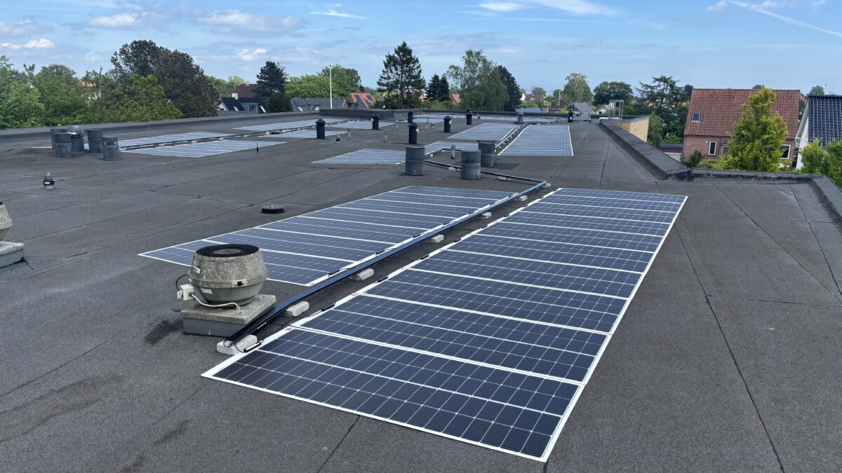 Jasminvej Klimaselskabet solceller af Risskov Teknik og Solar